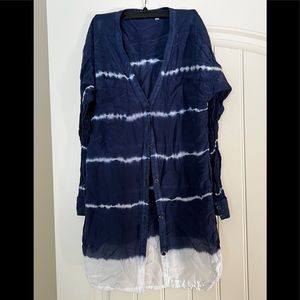 Athleta silk blend cover up